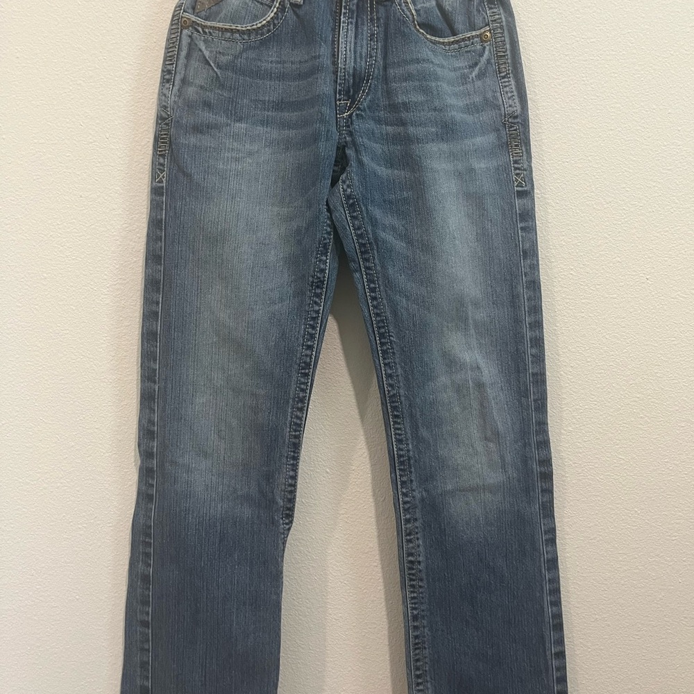 Ariat Blue Straight-Leg Jeans with Classic Style